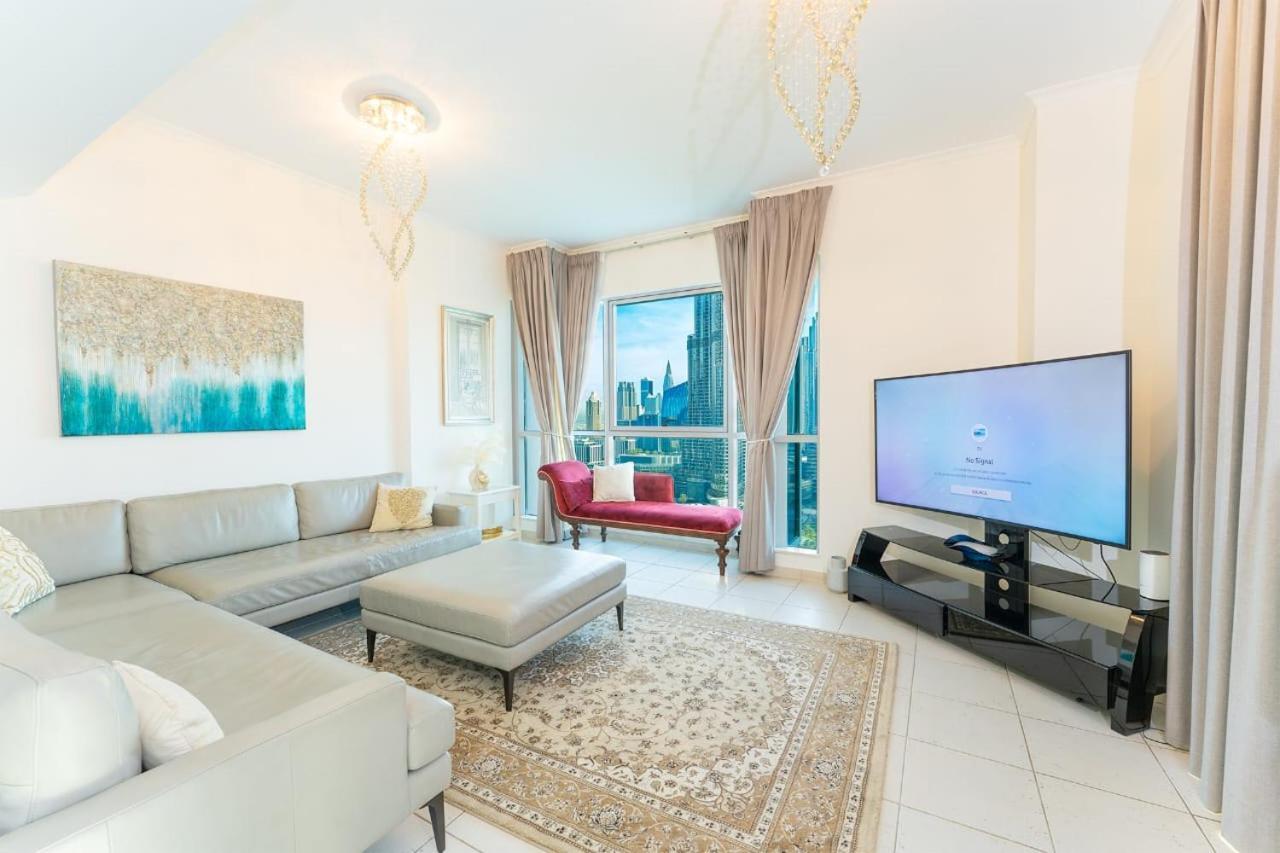 Spectacular Burj & Fountain View - Luxurious 3 Bedrooms & Maids Room - The Residences 두바이 외부 사진