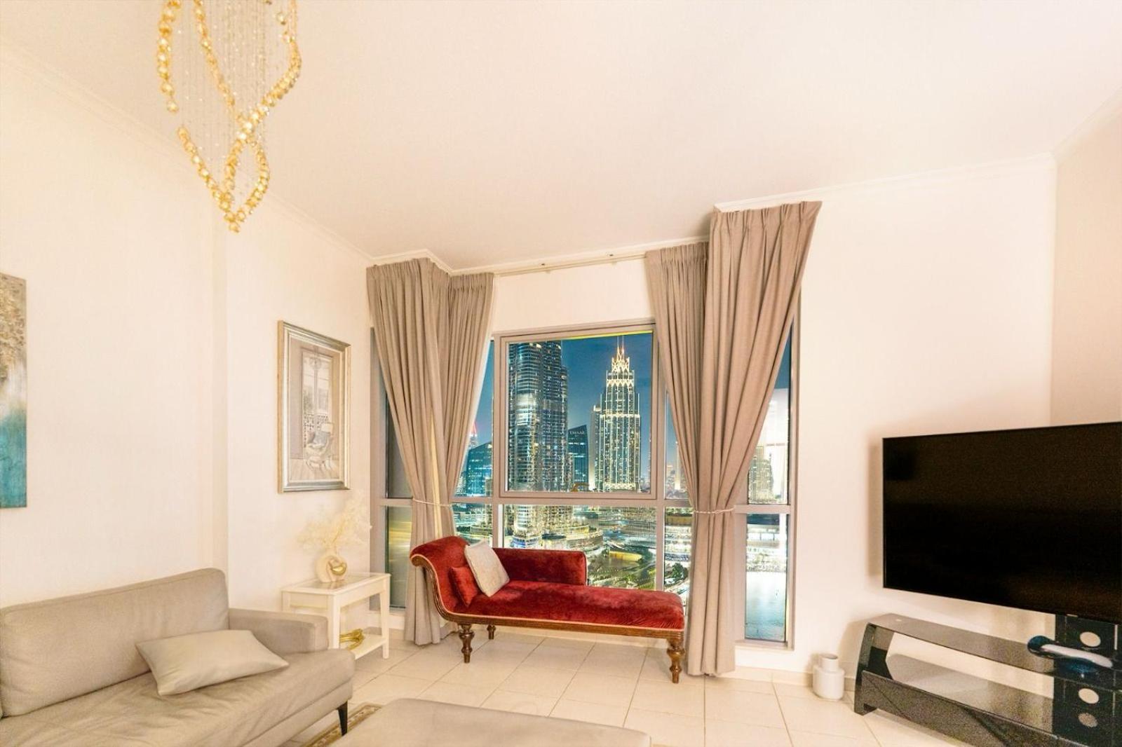 Spectacular Burj & Fountain View - Luxurious 3 Bedrooms & Maids Room - The Residences 두바이 외부 사진